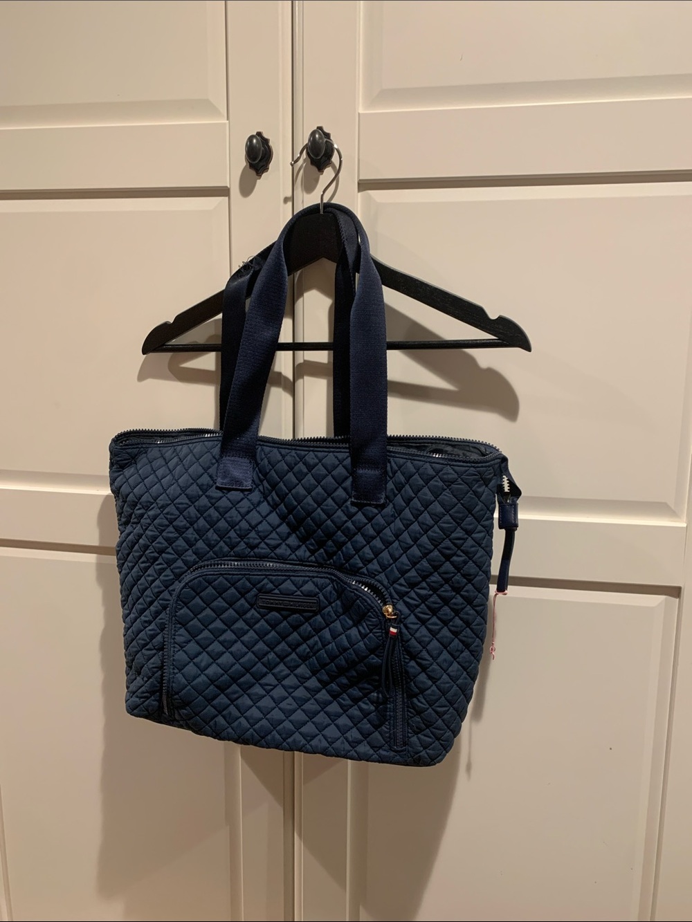 Tommy Hilfiger Quilted Navy Tote